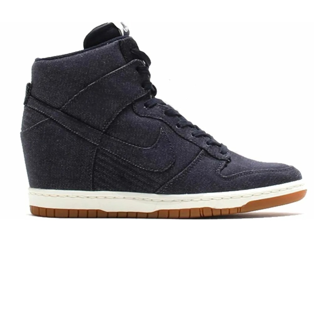 Nike | Dunk Sky Hi Denim Wedge